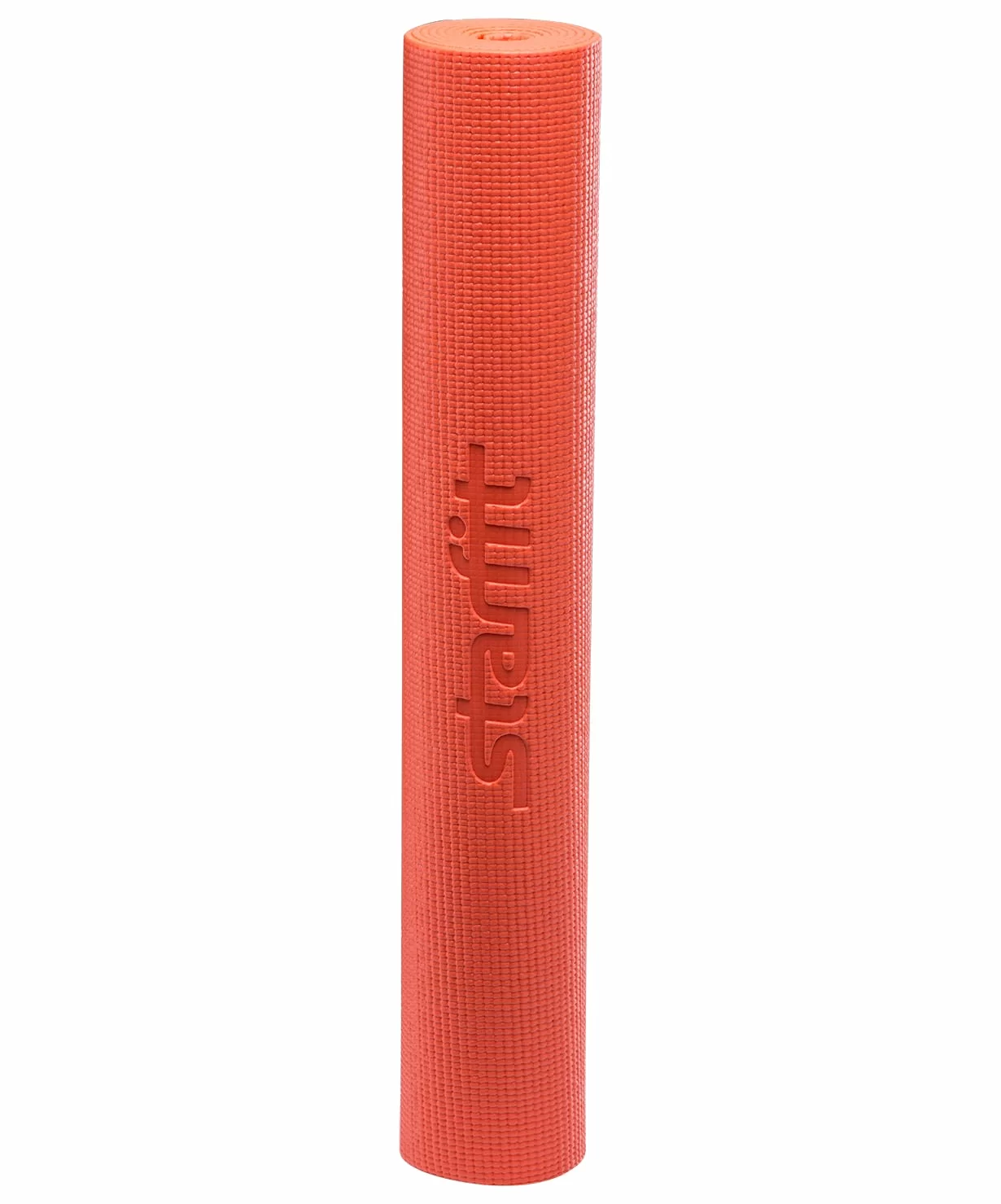 Фото Коврик для йоги 173x61x0,4 см StarFit FM-101 PVC оранжевый УТ-00008832 со склада магазина СпортЕВ