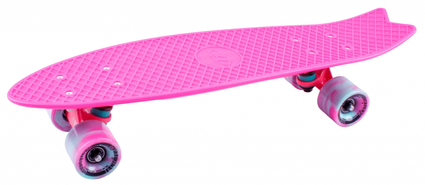 Фото Скейтборд TechTeam пластиковый Fishboard 23 pink TLS-406 со склада магазина СпортЕВ