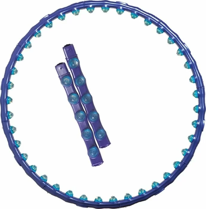 Обруч массажный разборный Big Ball Magnet Hoop WH-003 Фото Обруч массажный разборный Big Ball Magnet Hoop WH-003 со склада магазина Спортев
