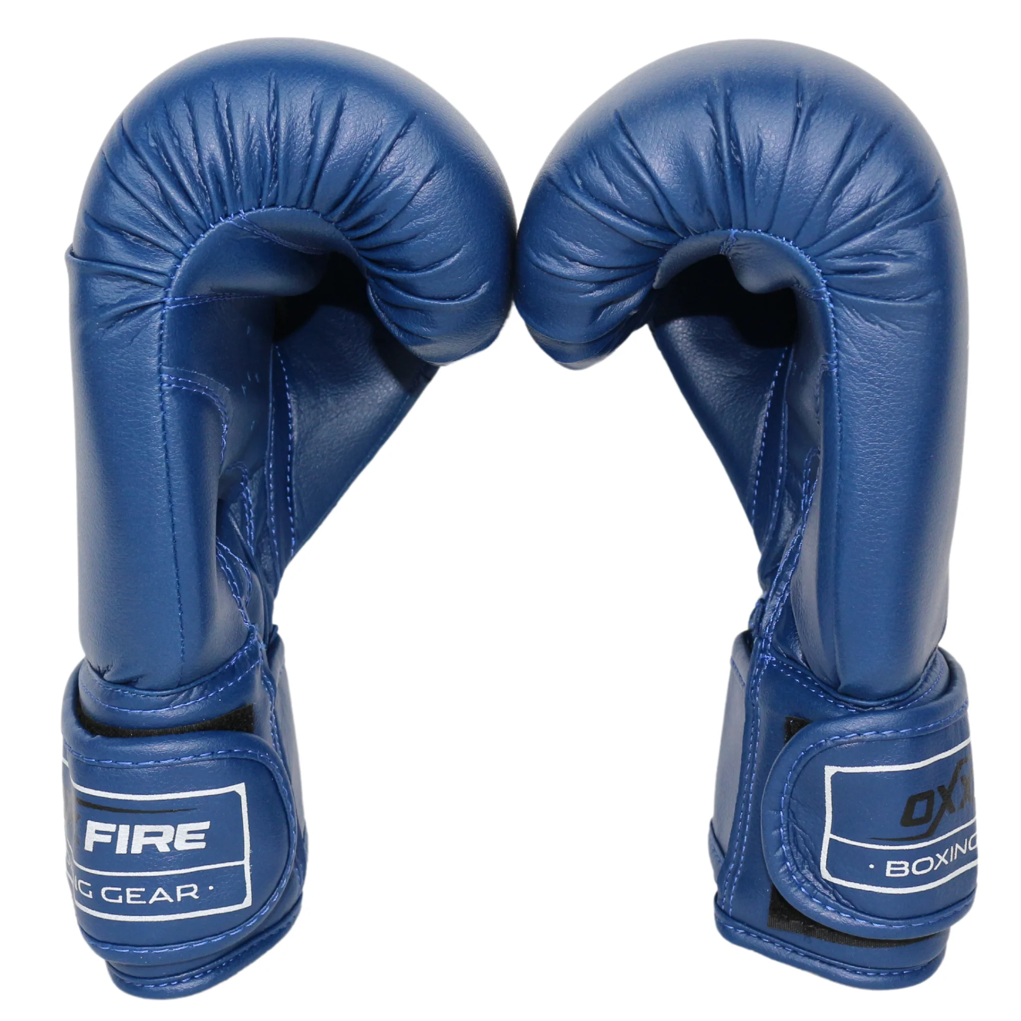 Фото Перчатки боксерские OxxFire Start синие 4493 со склада магазина Спортев