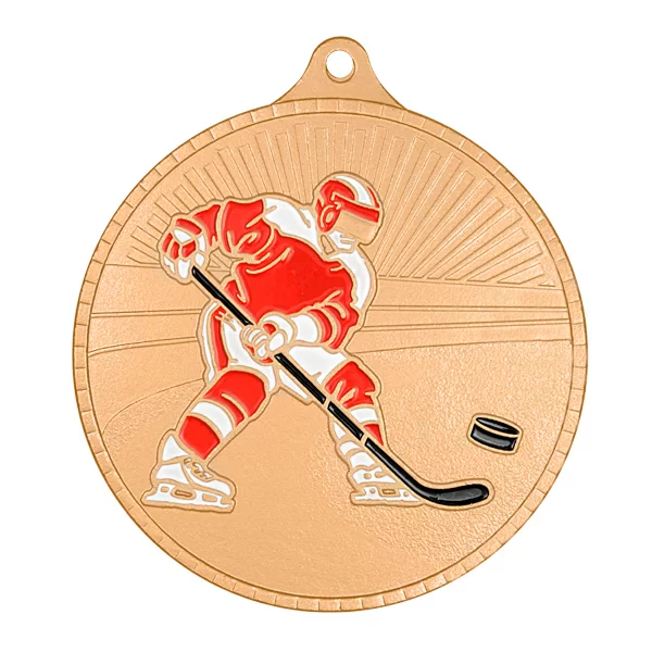 Фото Медаль MZP 583-60/В хоккей (D-60мм, s-2 мм) сталь со склада магазина Спортев