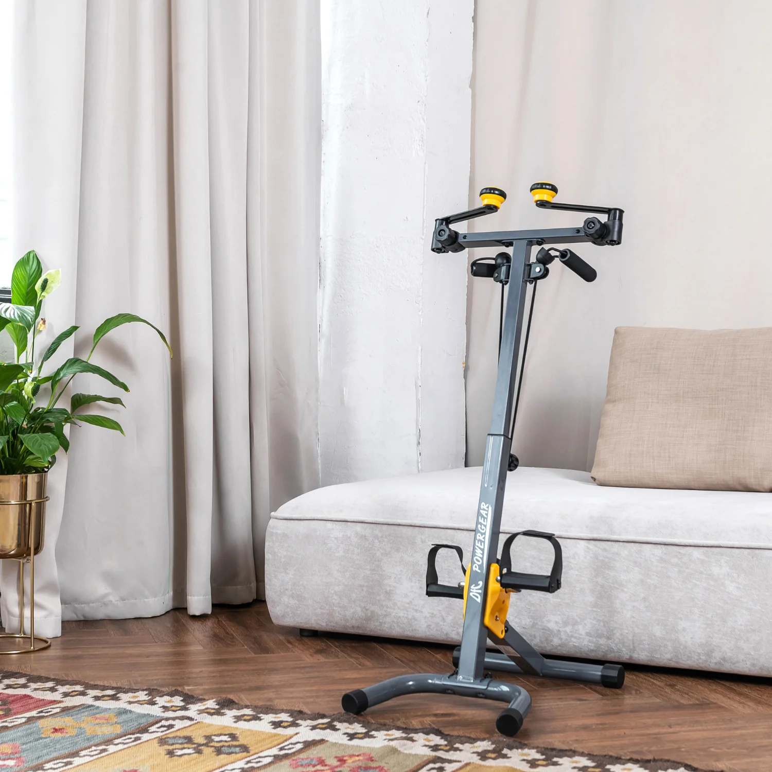 Фото Велотренажер двойной DFC B810Y dual bike со склада магазина Спортев