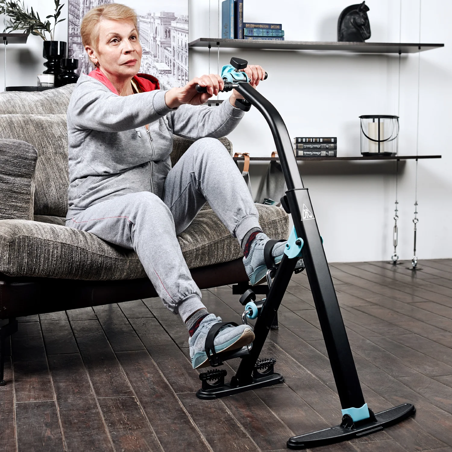 Фото Велотренажер двойной DFC B812 dual bike со склада магазина Спортев