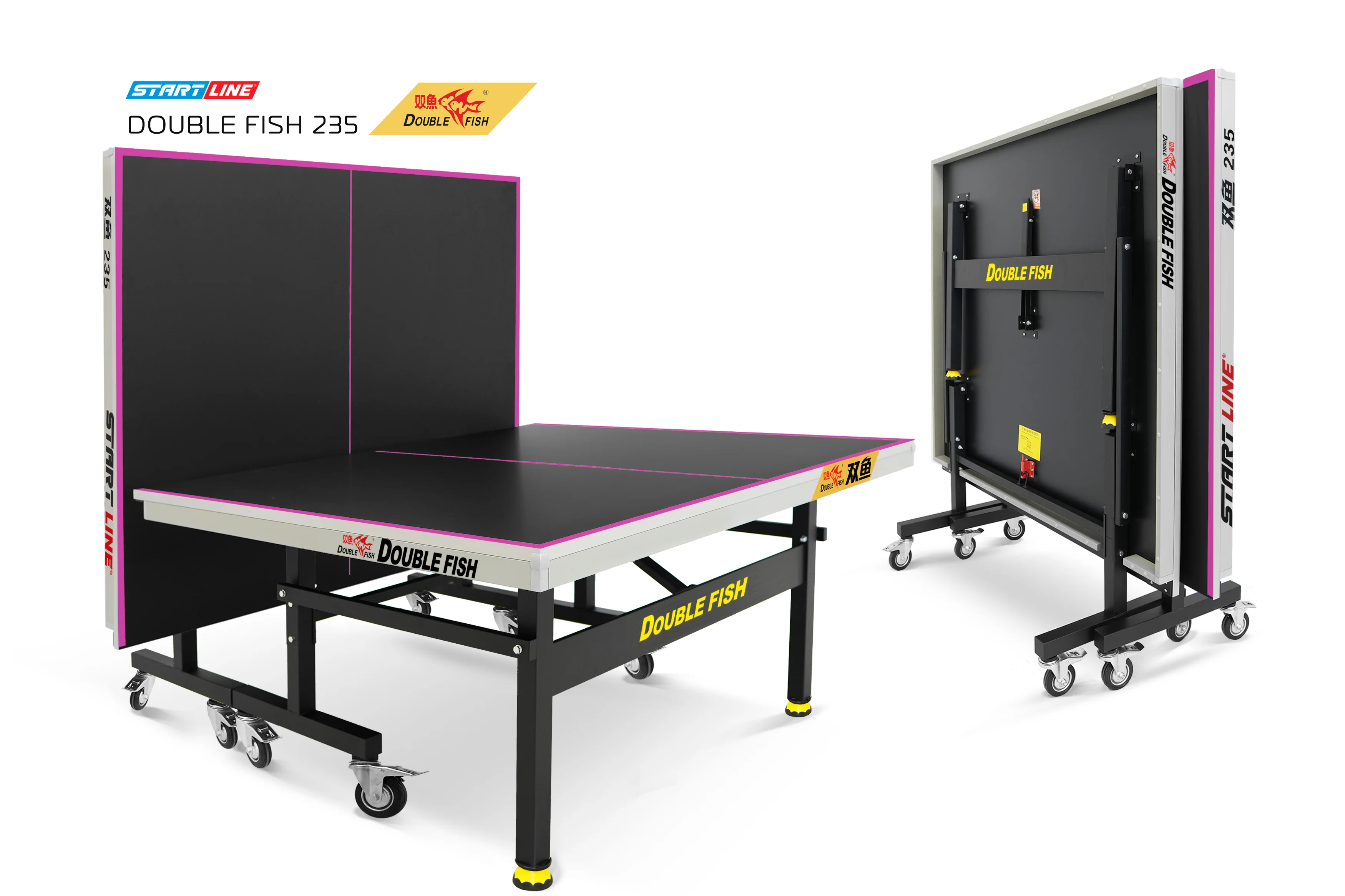 Фото Стол теннисный Double Fish 235 черный со склада магазина Спортев