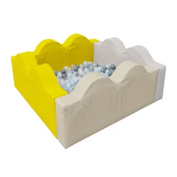 Сухой бассейн Romana «Волна» (pastel), 300 шариков (Grey mix) ДМФ-МК-06.14.00 (pastel)