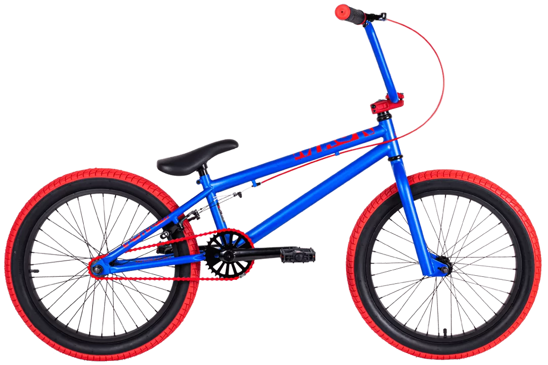 Фото Велосипед BMX TechTeam Mack 20" (2022) синий  680011 со склада магазина СпортЕВ