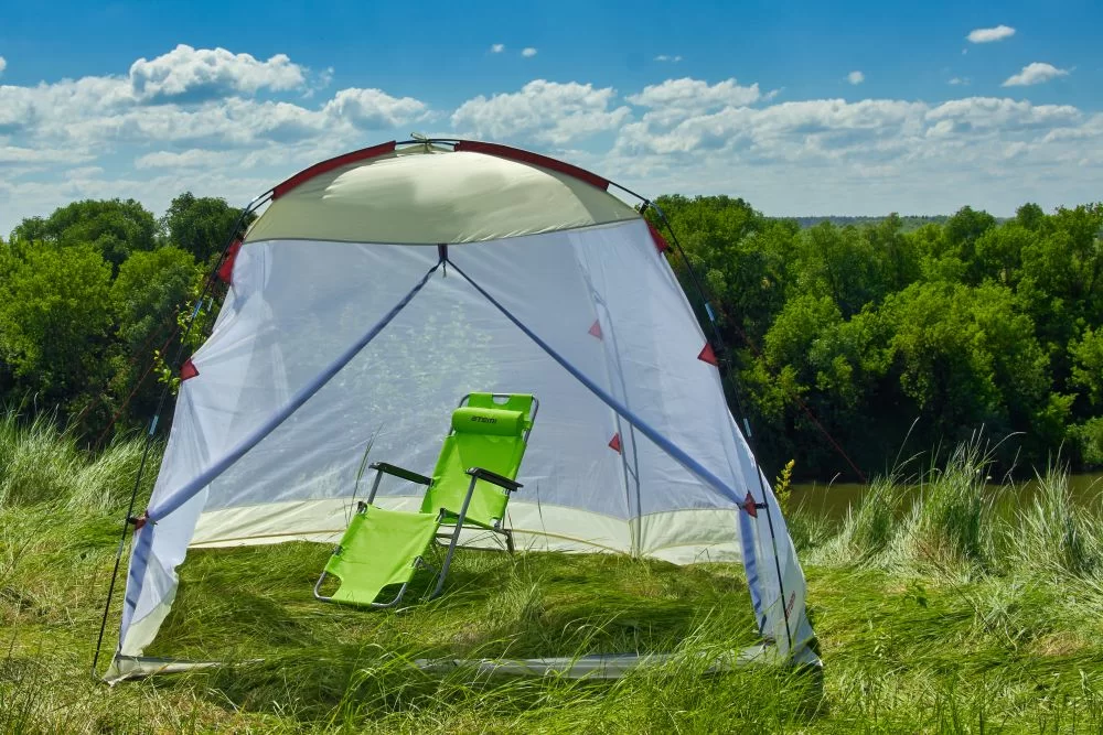 Фото Тент шатер туристический ATEMI АТ-1G со склада магазина СпортЕВ