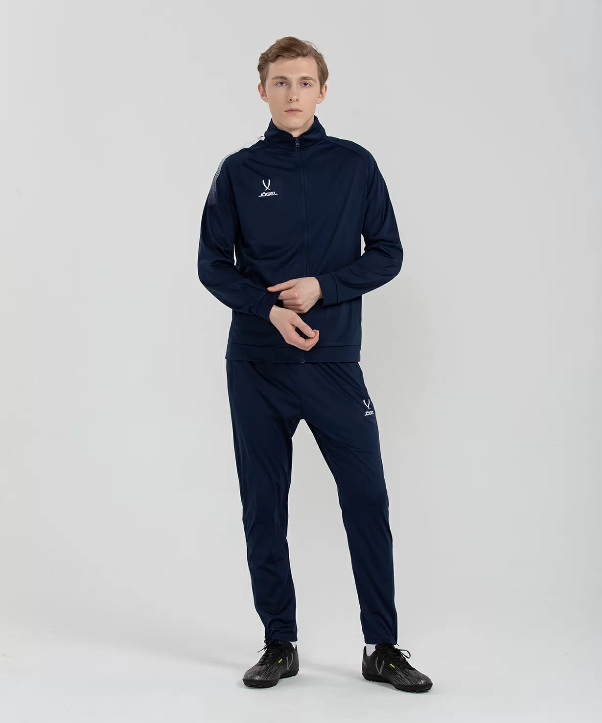 Фото Олимпийка CAMP Training Jacket FZ, темно-синий Jögel со склада магазина СпортЕВ