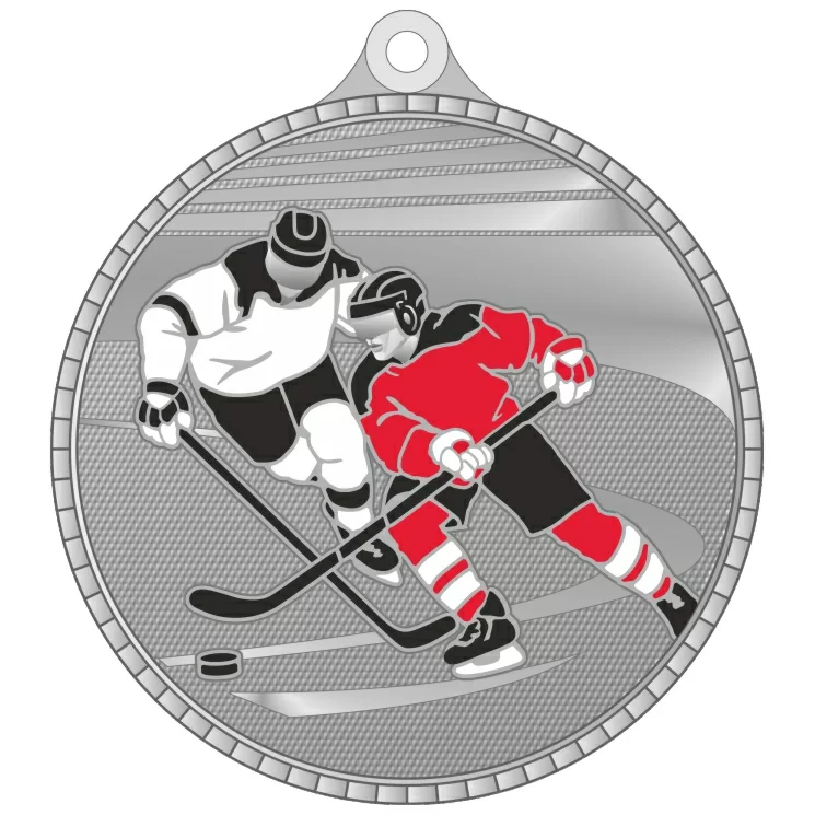 Фото Медаль MZP 619-55/S хоккей (D-55мм, s-2 мм) со склада магазина Спортев