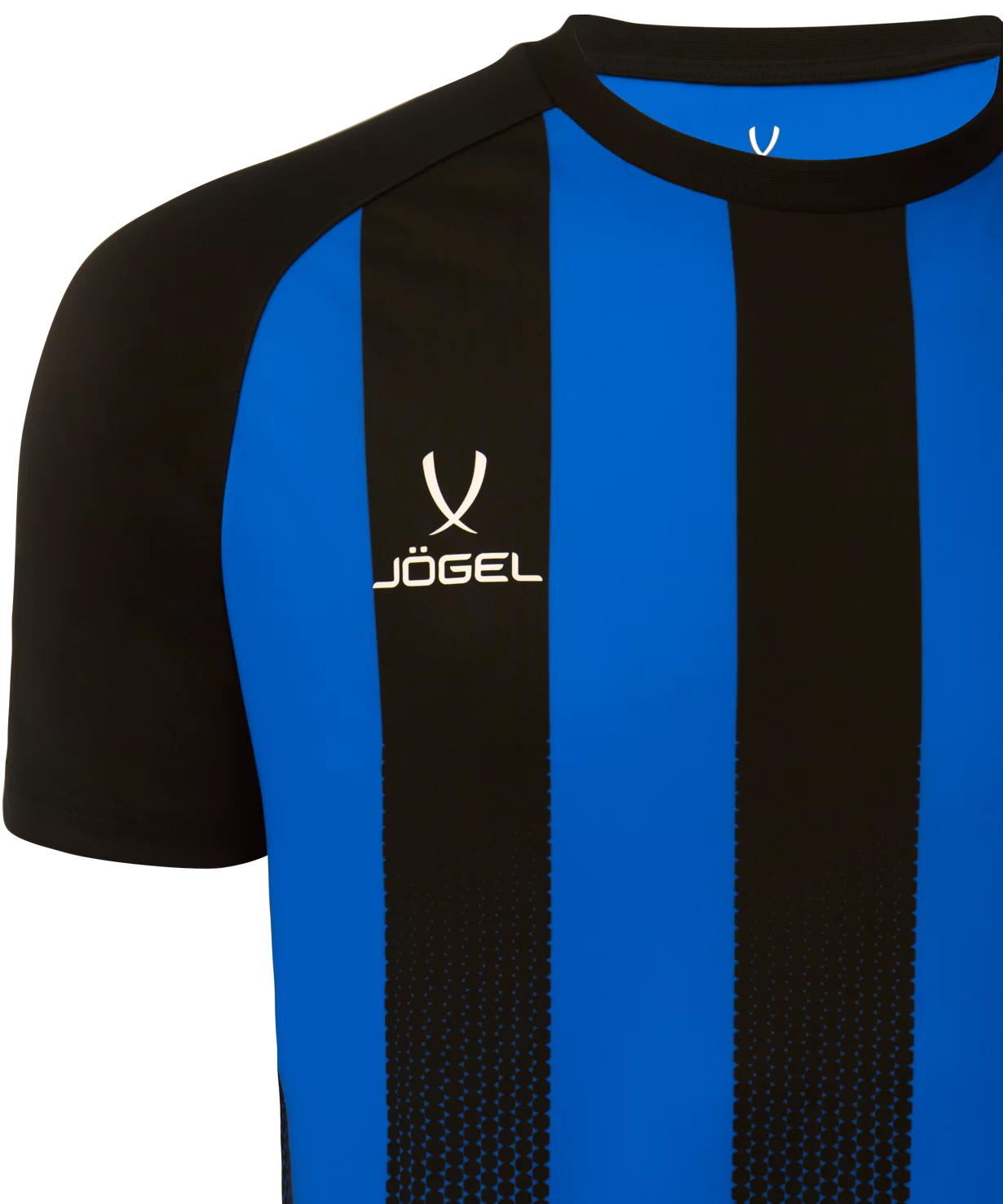 Фото Футболка игровая Camp Striped Jersey, синий/черный Jögel со склада магазина Спортев