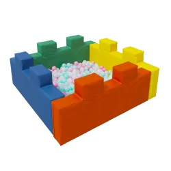 Сухой бассейн Romana «Форт» (стандартный), 300 шариков (Pink mix) ДМФ-МК-06.15.00 (стандартный)