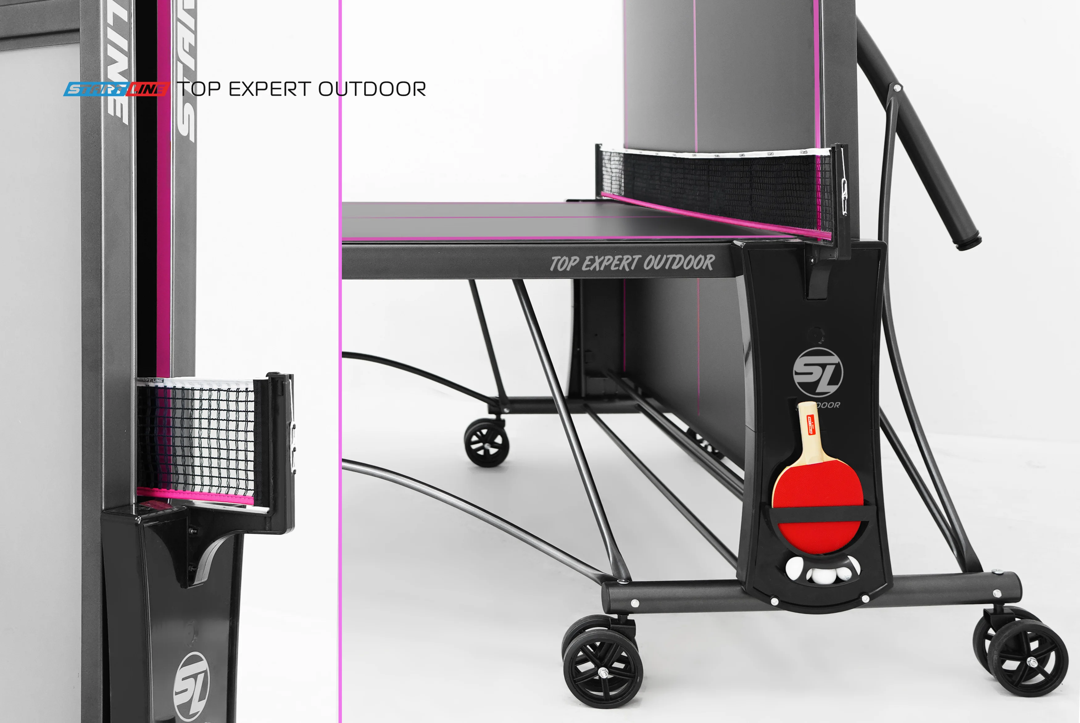 Фото Стол теннисный Top Expert 6 Всепогодный Black со склада магазина Спортев