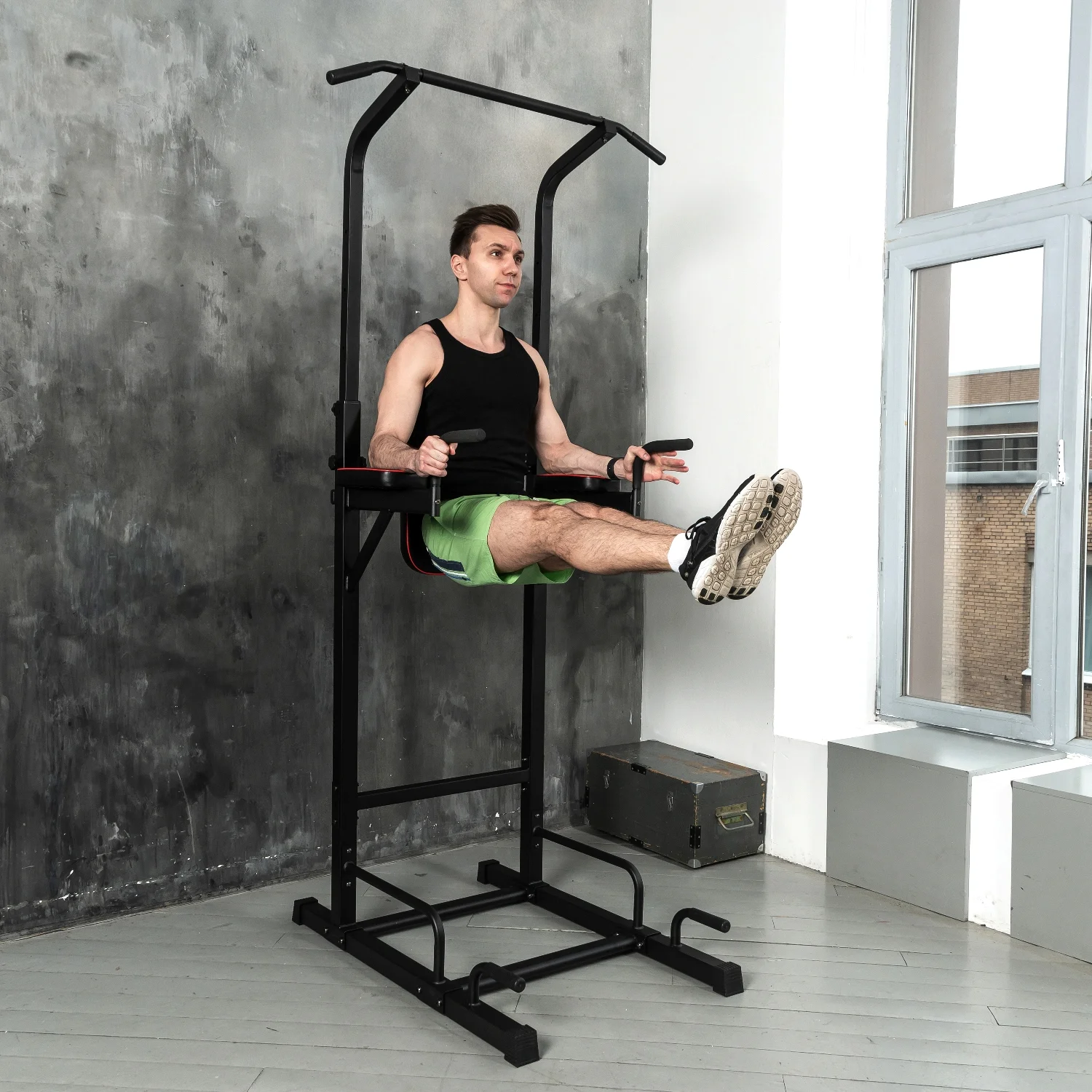 Фото Турник-брусья DFC Power Tower G-ADVENOR со склада магазина Спортев