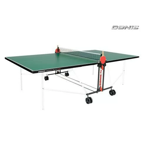 Фото Теннисный стол DONIC OUTDOOR ROLLER FUN GREEN с сеткой 4мм 230234-G со склада магазина СпортЕВ