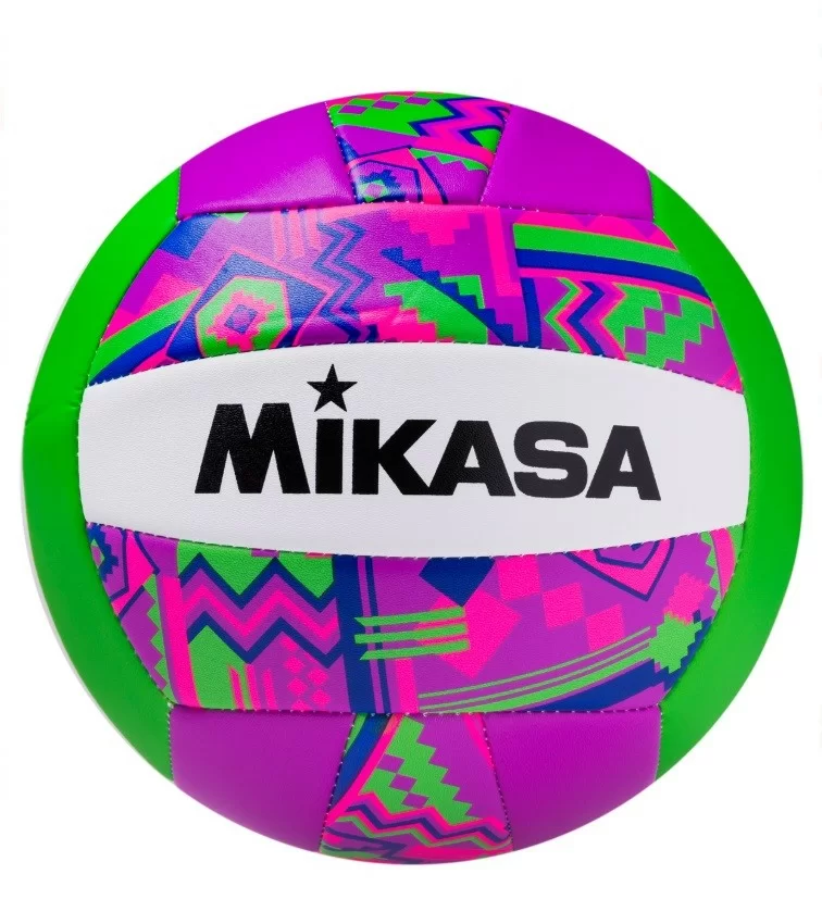 Фото Мяч волейбольный Mikasa GGVB-SF бело-фиол-салат-розовый со склада магазина СпортЕВ