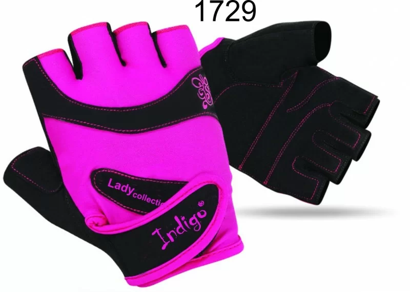 Фото Перчатки Indigo женские розово-черные SB-16-1729 со склада магазина СпортЕВ
