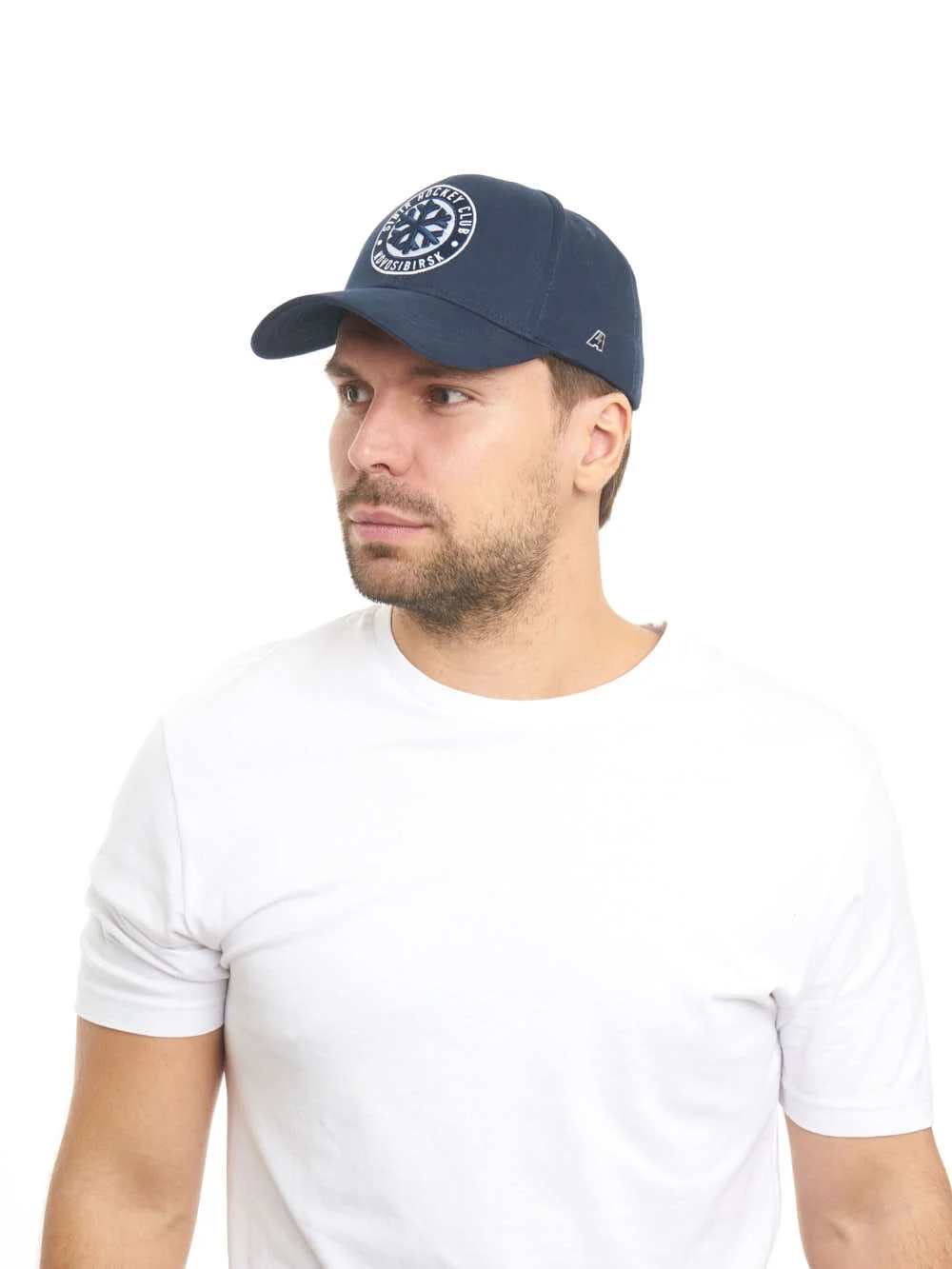 Фото Бейсболка ХК Сибирь синяя р.55-58 10182 со склада магазина Спортев