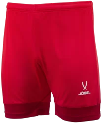 Шорты игровые DIVISION PerFormDRY Union Shorts, красный/ темно-красный/белый, детский Jögel
