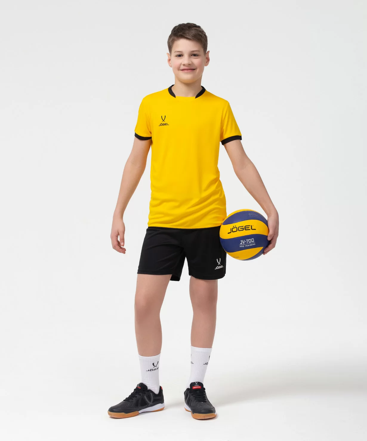 Фото Футболка волейбольная Camp, желтый, детский Jögel со склада магазина СпортЕВ