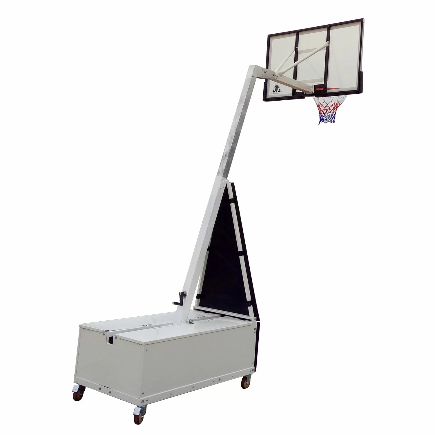Фото Баскетбольная мобильная стойка DFC STAND56SG 143x80CM поликарбонат (3кор) со склада магазина СпортЕВ