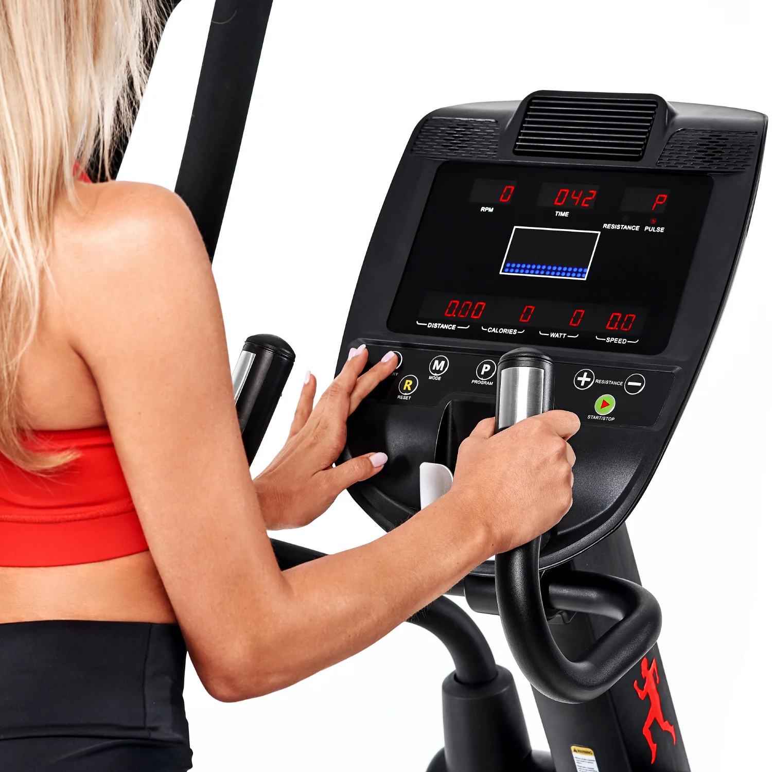 Фото Эллиптический тренажер DFC E200 магн.эл.привод со склада магазина Спортев