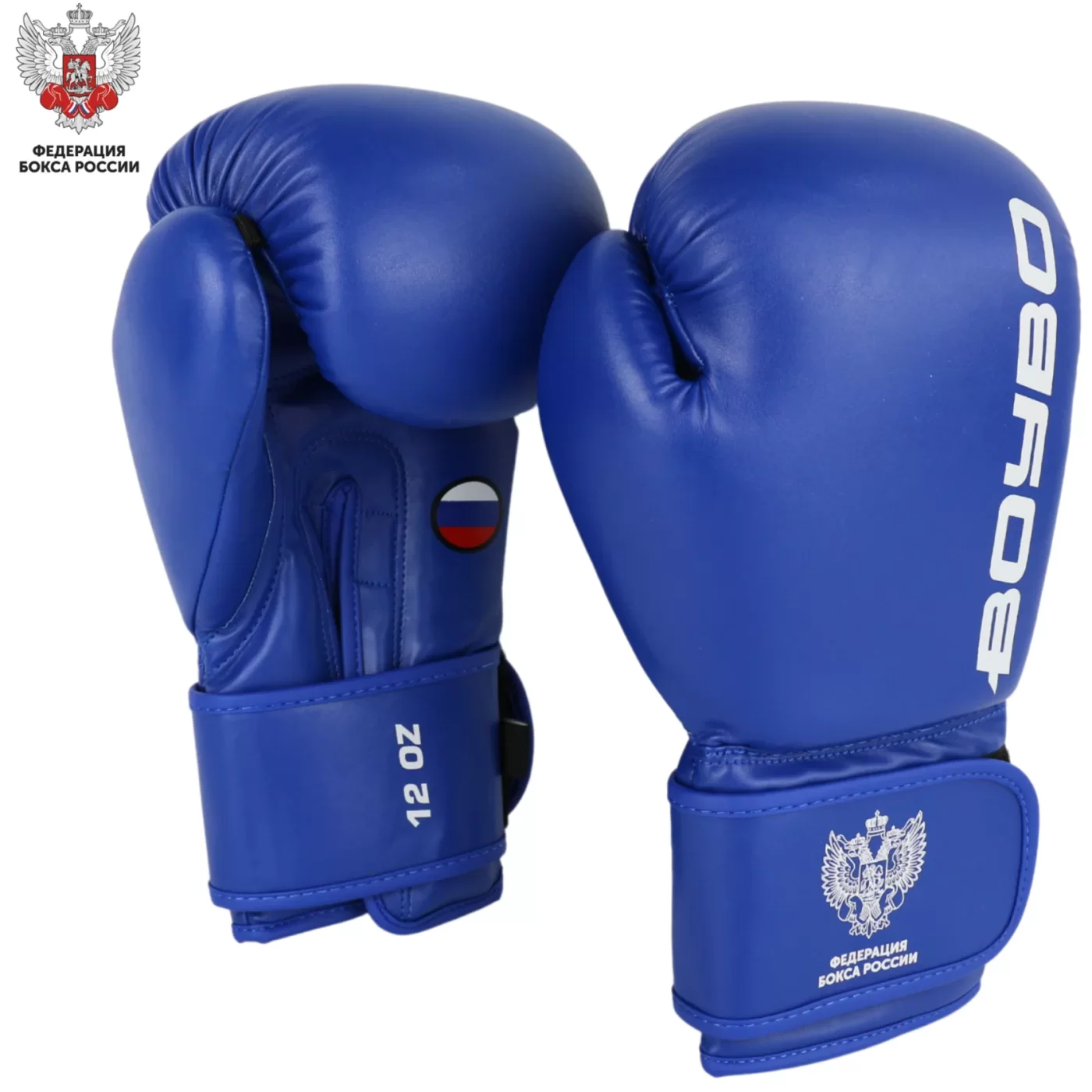 Фото Перчатки боксерские BoyBo Titan одобрены ФРБ, синие IB-23 со склада магазина СпортЕВ