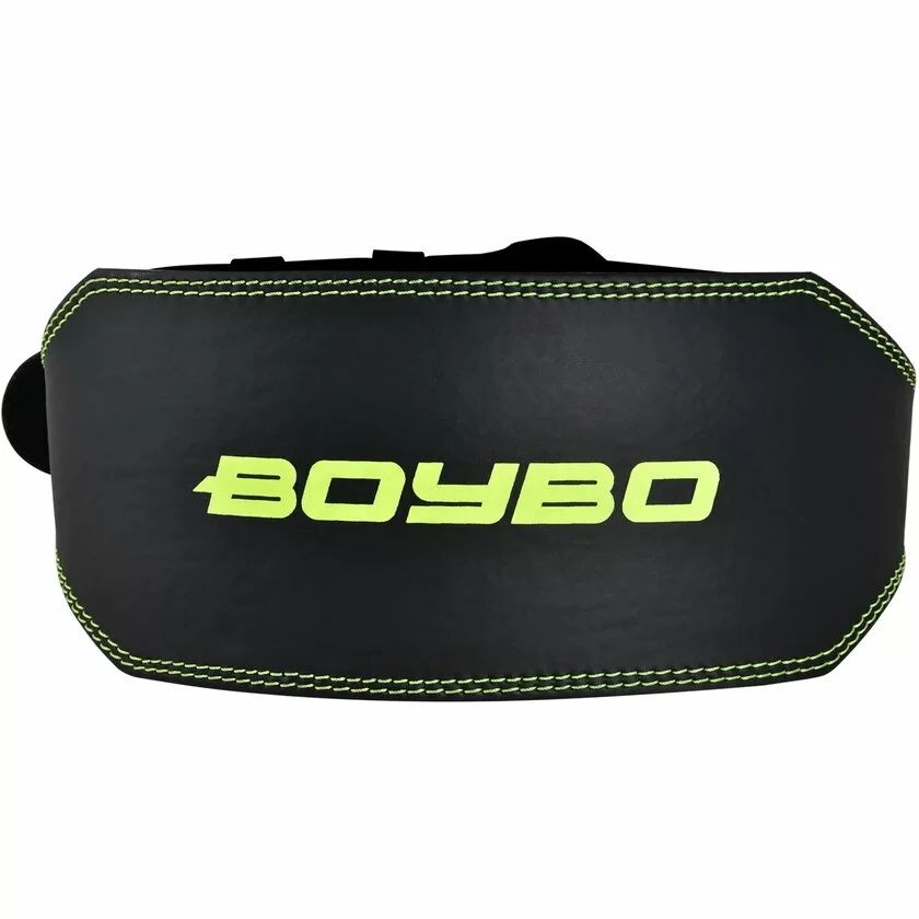 Фото Пояс тяжелоатлетический BoyBo Premium кожа 15 см BBW-650 со склада магазина СпортЕВ