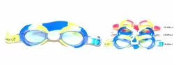 Очки для плавания Whale Y0AF-K1(CF-559A-1) детские синий/белый/желтый