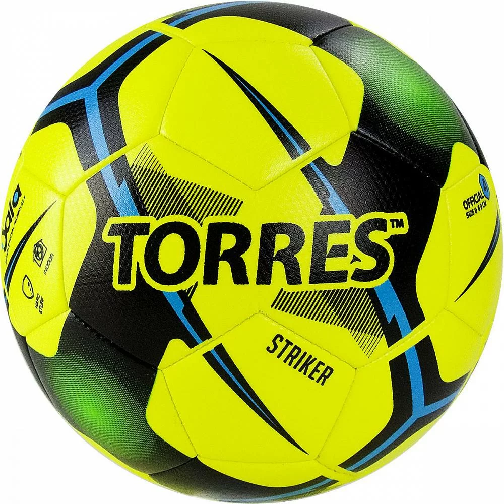 Фото Мяч футзальный Torres Futsal Striker №4 30 п. желтый FS321014 со склада магазина СпортЕВ