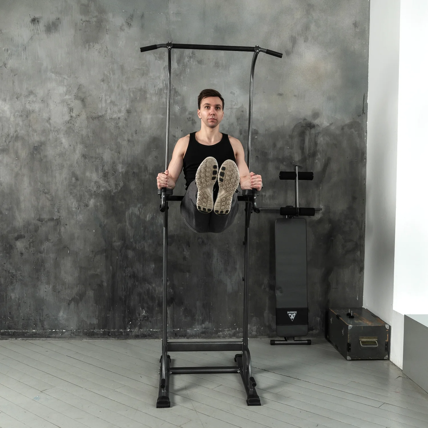 Фото Турник-брусья со скамьей DFC Power Tower G003 со склада магазина Спортев