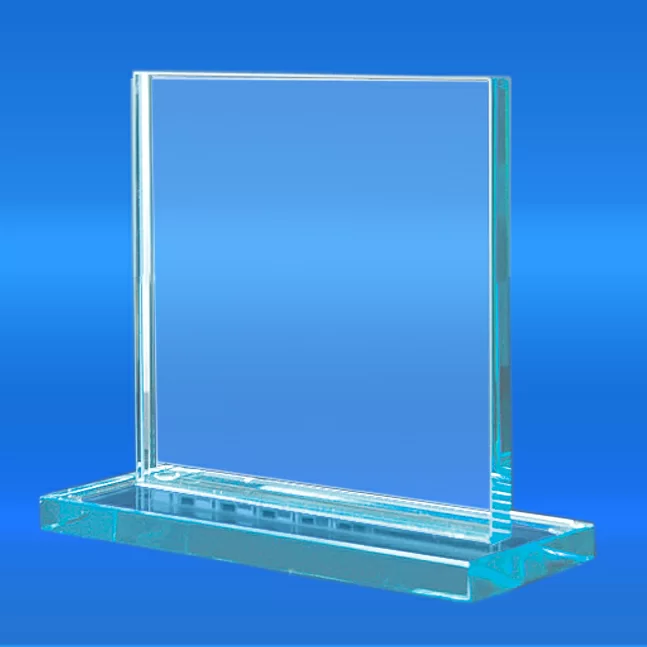 Фото Награда D 80040/FP (стекло, H-158 мм, толщина 8 мм) без оформления со склада магазина Спортев