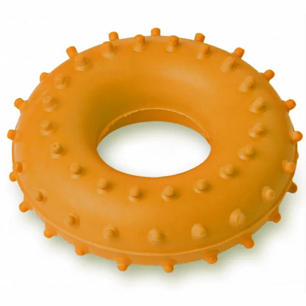 Фото Эспандер-кольцо кистевой 35 кг массажный оранжевый ЭРКМ-35 со склада магазина СпортЕВ