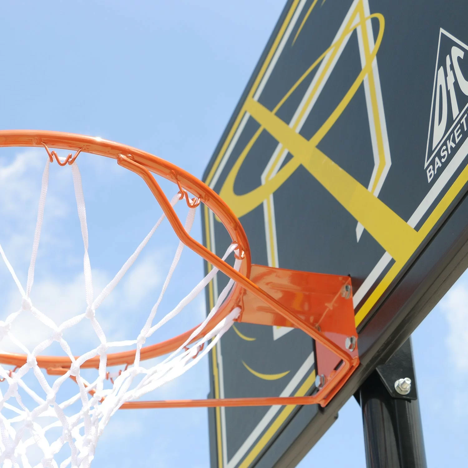 Фото Мобильная баскетбольная стойка DFC 80х58см п/э KIDSD2 со склада магазина СпортЕВ