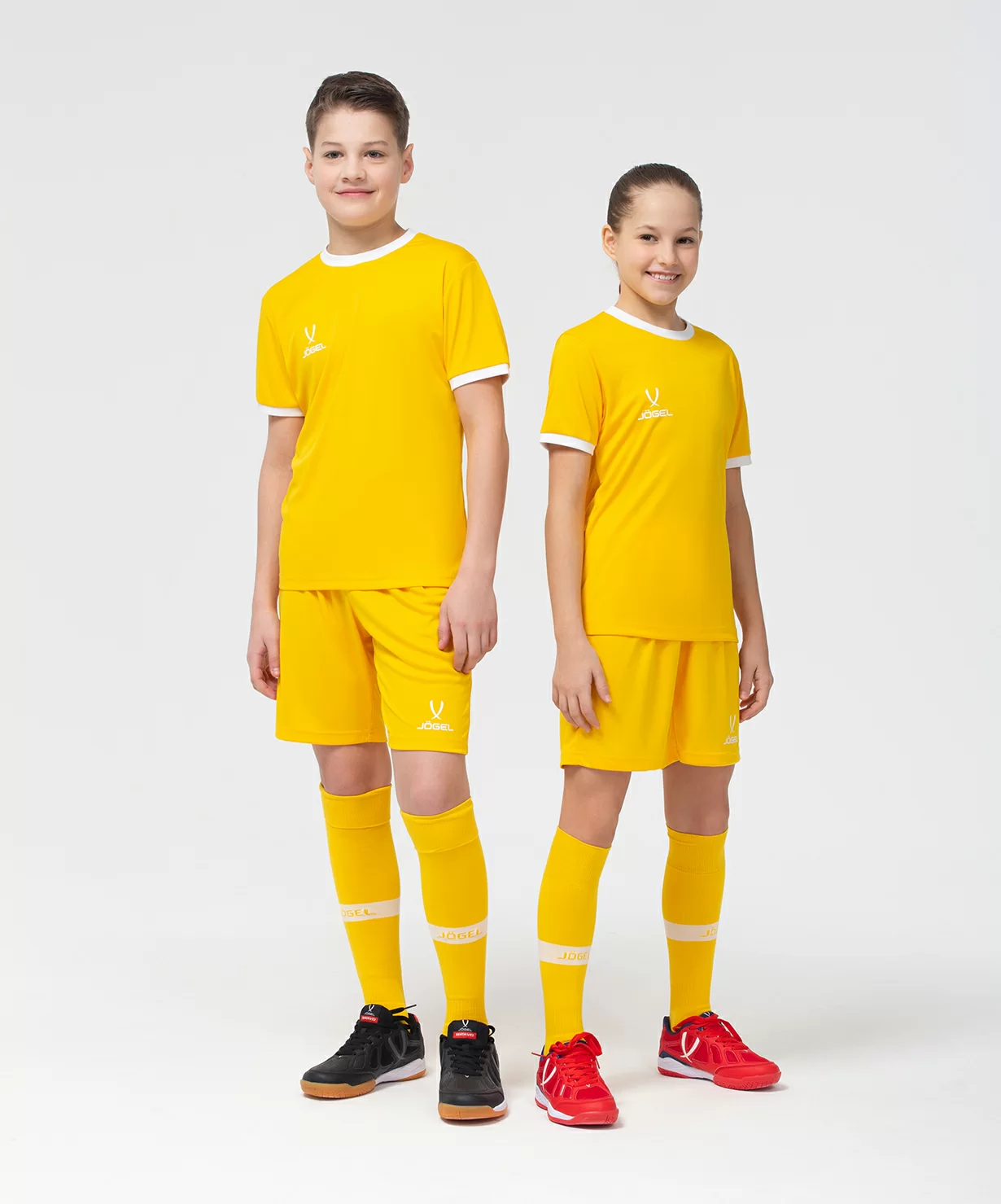 Фото Шорты игровые CAMP Classic Shorts, желтый/белый, детский Jögel со склада магазина Спортев