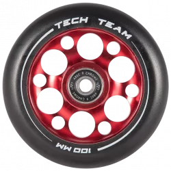 Колесо для самоката TechTeam X-Treme 100 мм Форма Drilled red