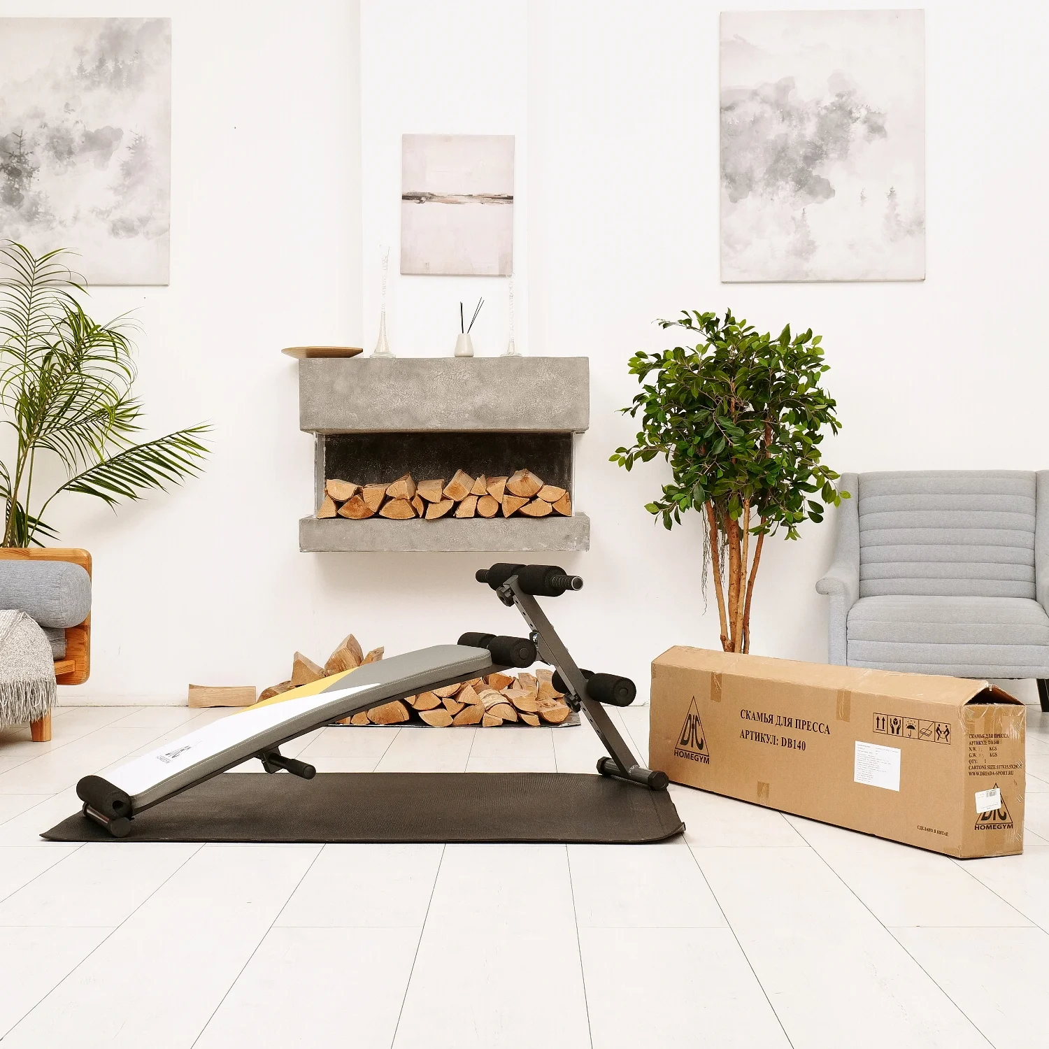 Фото Скамья для пресса DFC DB140 со склада магазина Спортев