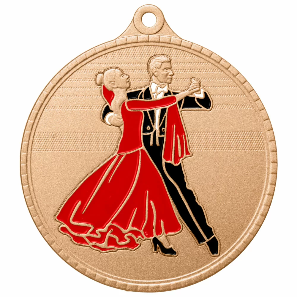 Фото Медаль MZP 608-55/В танцы (D-55мм, s-2 мм) со склада магазина Спортев