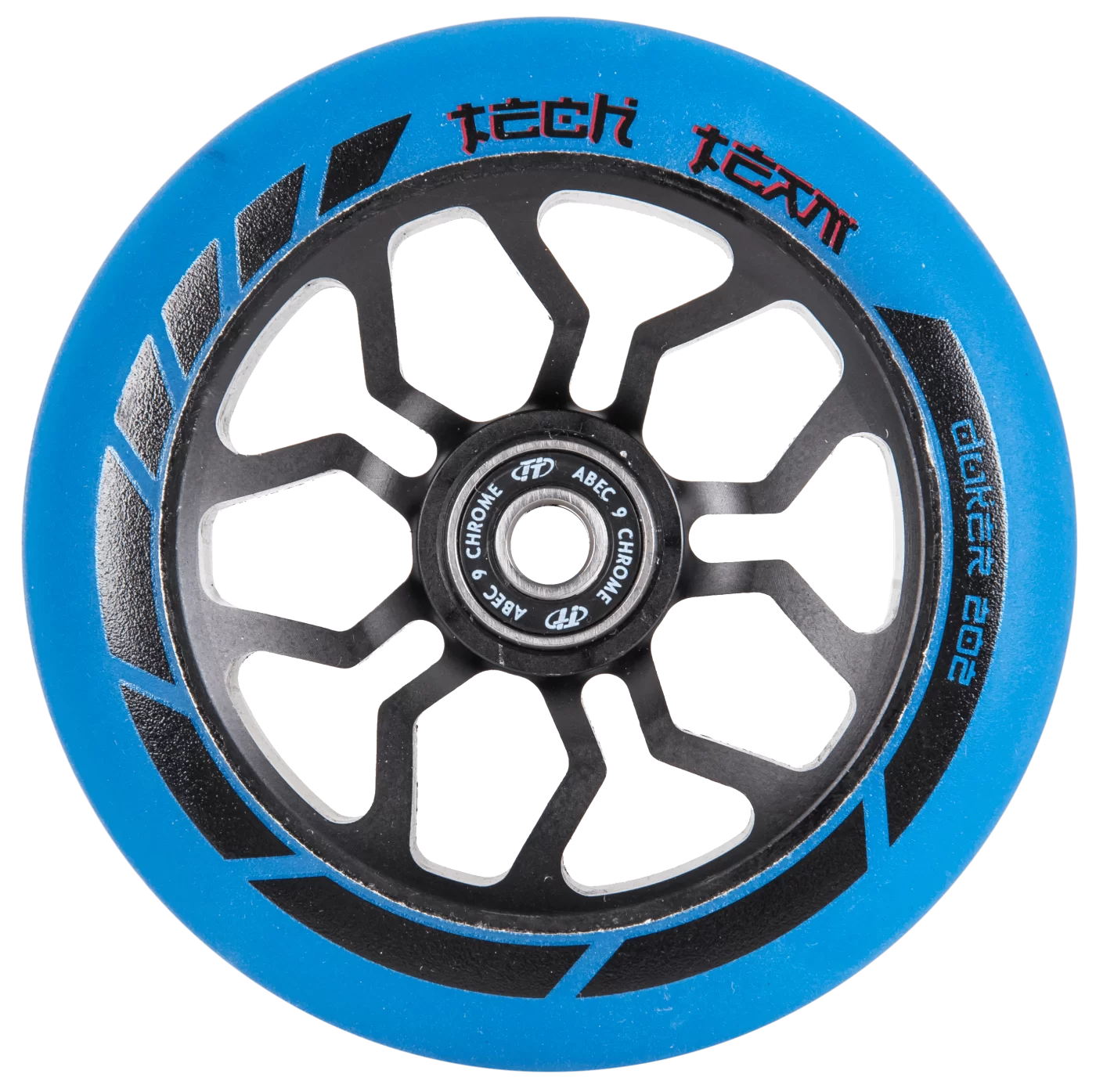 Фото Колесо для самоката TechTeam 110 мм Duker 202 blue со склада магазина СпортЕВ