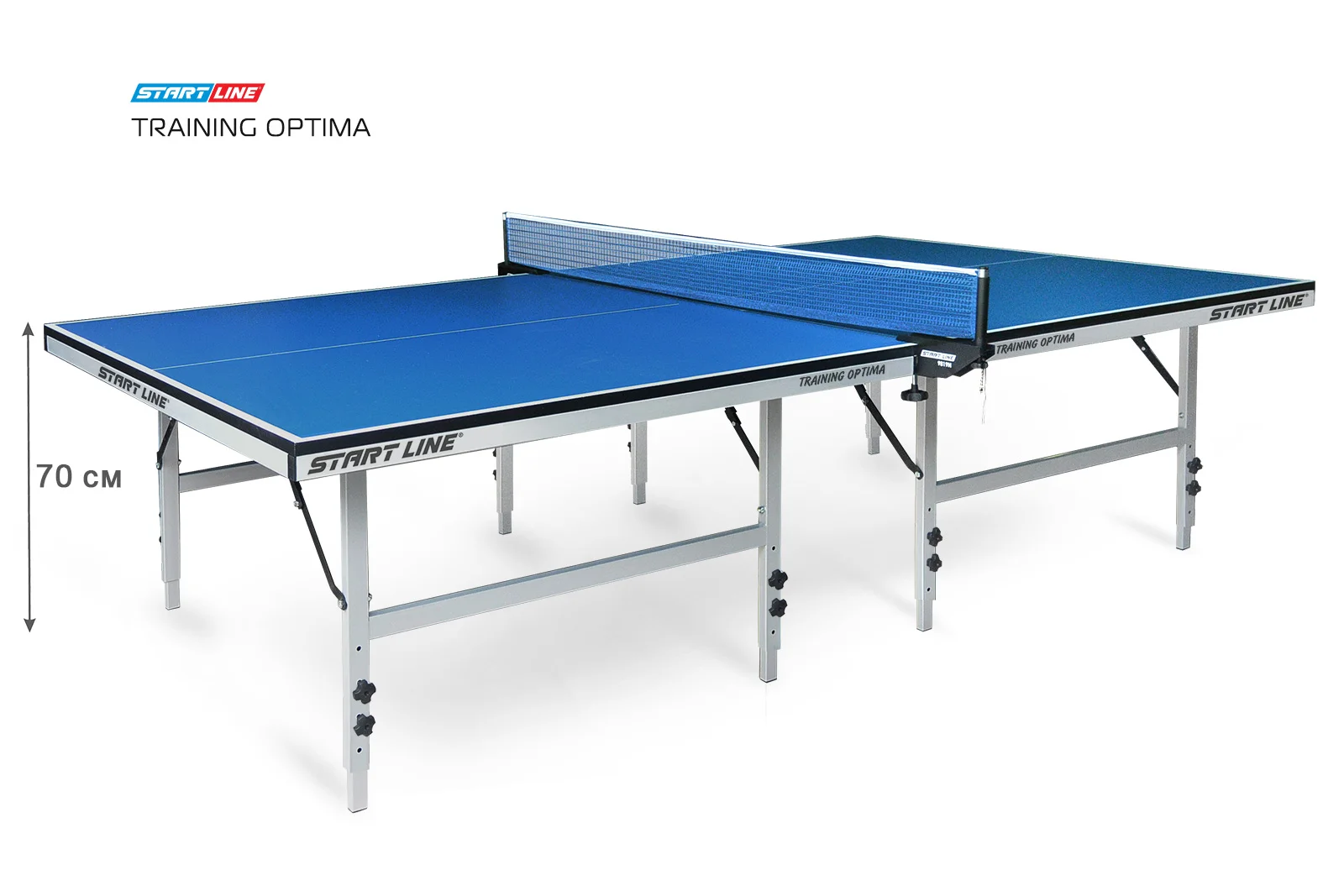 Стол теннисный Training Optima Синий Фото Стол теннисный Training Optima Синий со склада магазина Спортев