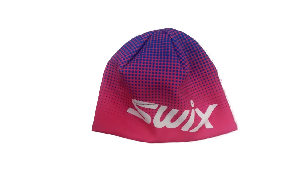 Фото Шапка гоночная с лого Swix розовый со склада магазина Спортев