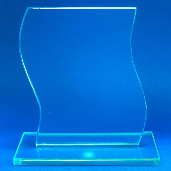 Фото Награда D 80065/FP (стекло, H-188 мм, толщина 8 мм) без оформления со склада магазина Спортев