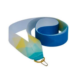 Лента для медали желто-синяя (1-сторонняя, 25 мм)