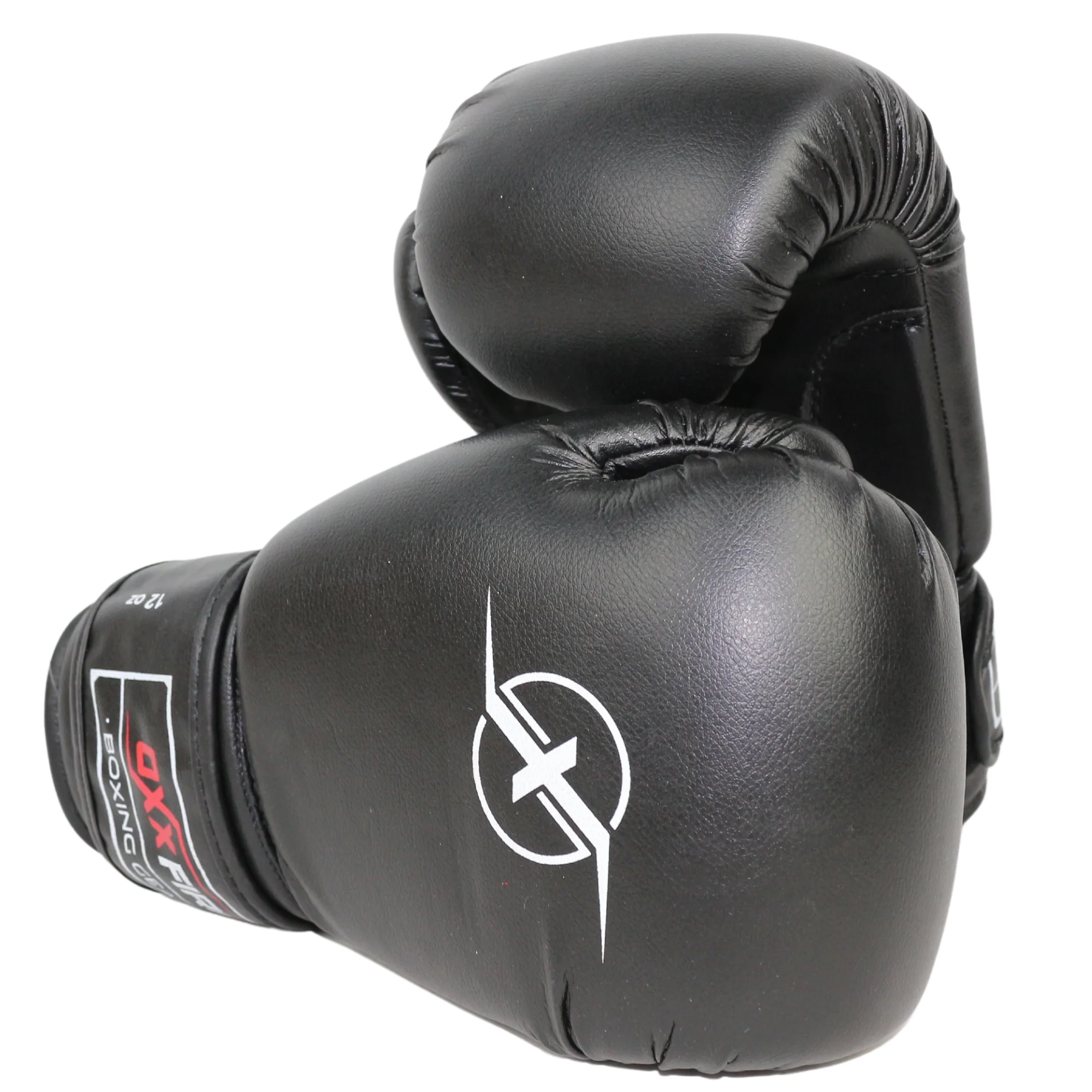 Фото Перчатки боксерские OxxFire Start черные 4492 со склада магазина Спортев