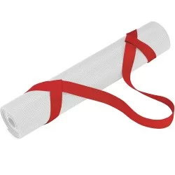 Ремень-стяжка универсальная для йога ковриков и валиков RS-3 красный