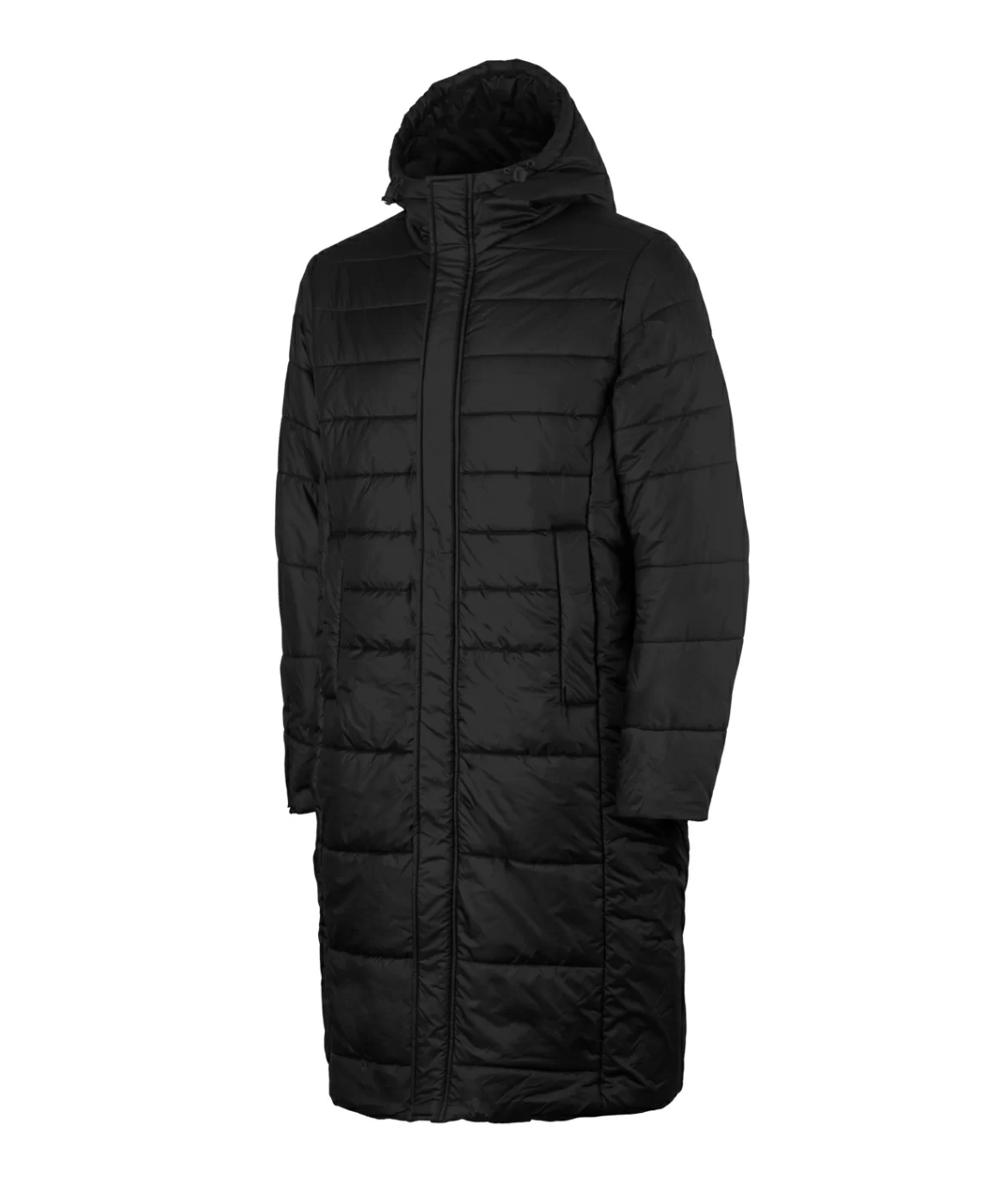 Фото Пальто утепленное ESSENTIAL Long Padded Jacket, черный Jögel со склада магазина Спортев