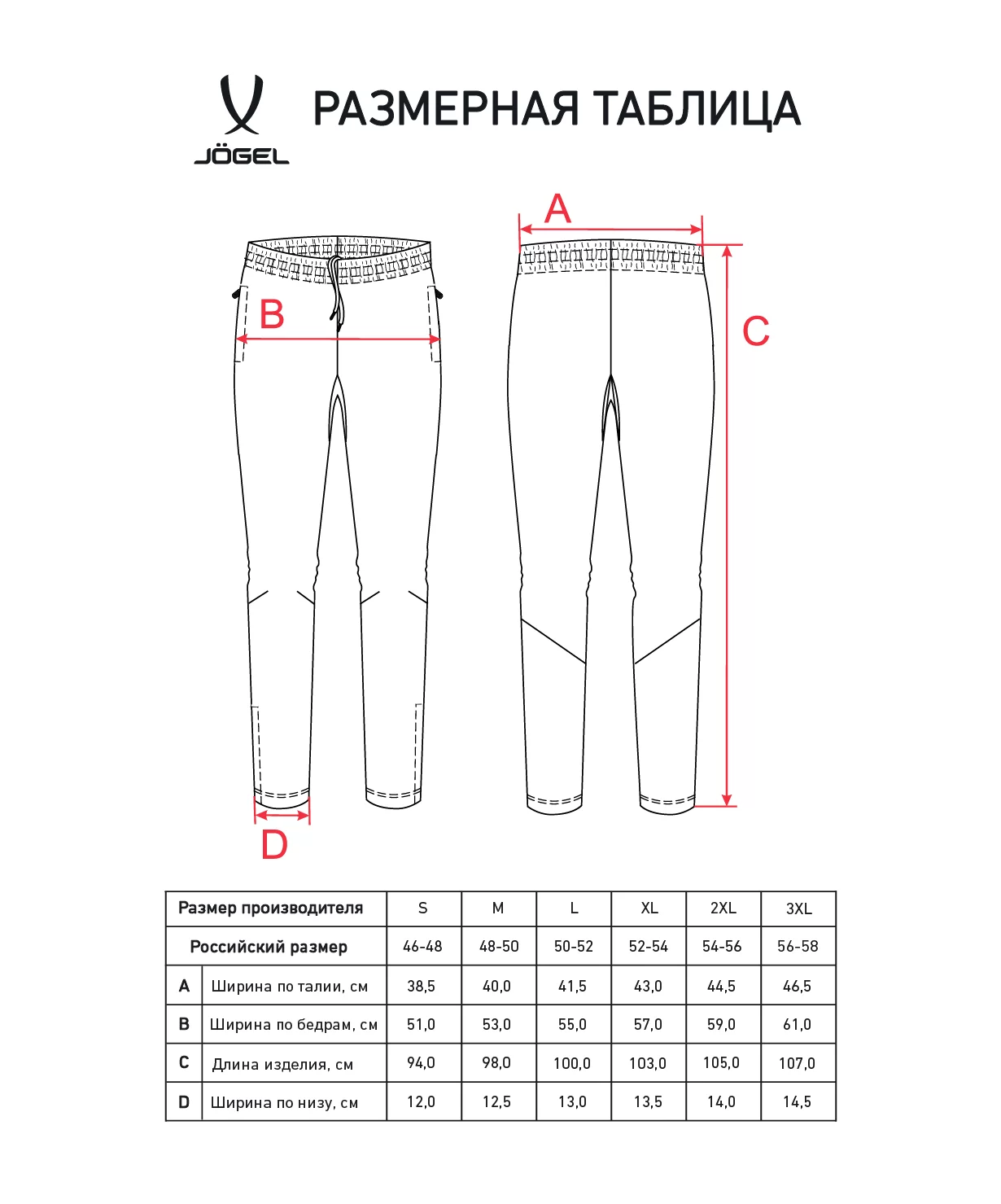 Фото Брюки тренировочные CAMP 2 Training Pants, темно-синий Jögel со склада магазина Спортев