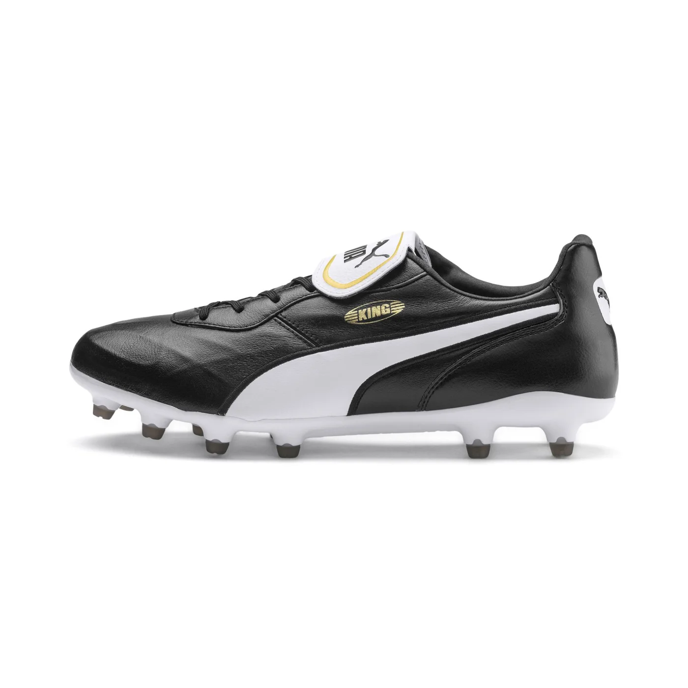 Фото Бутсы Puma King Top FG черный/белый 105607 01 со склада магазина Спортев