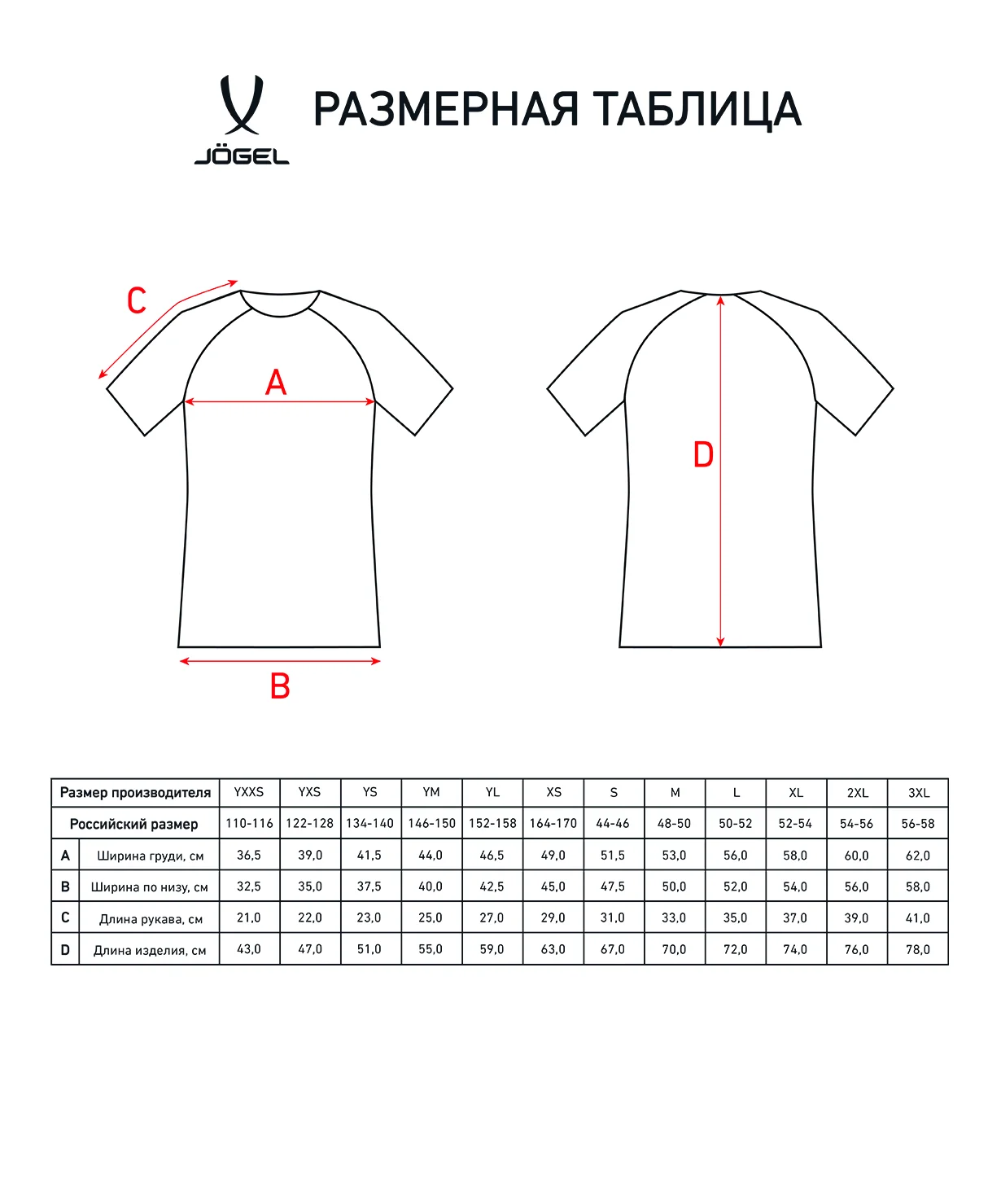 Фото Футболка игровая CAMP Reglan Jersey, серый JÖGEL со склада магазина Спортев