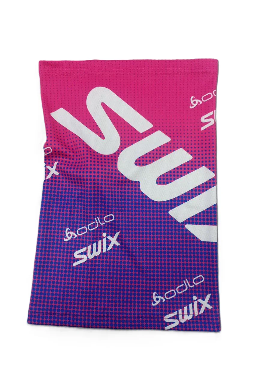 Фото Шарф-труба с лого Swix розовый со склада магазина Спортев