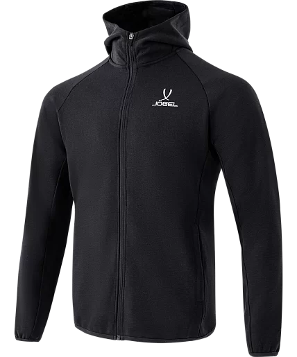 Фото Олимпийка с капюшоном Jogel Essential Athlete Jacket черный со склада магазина СпортЕВ